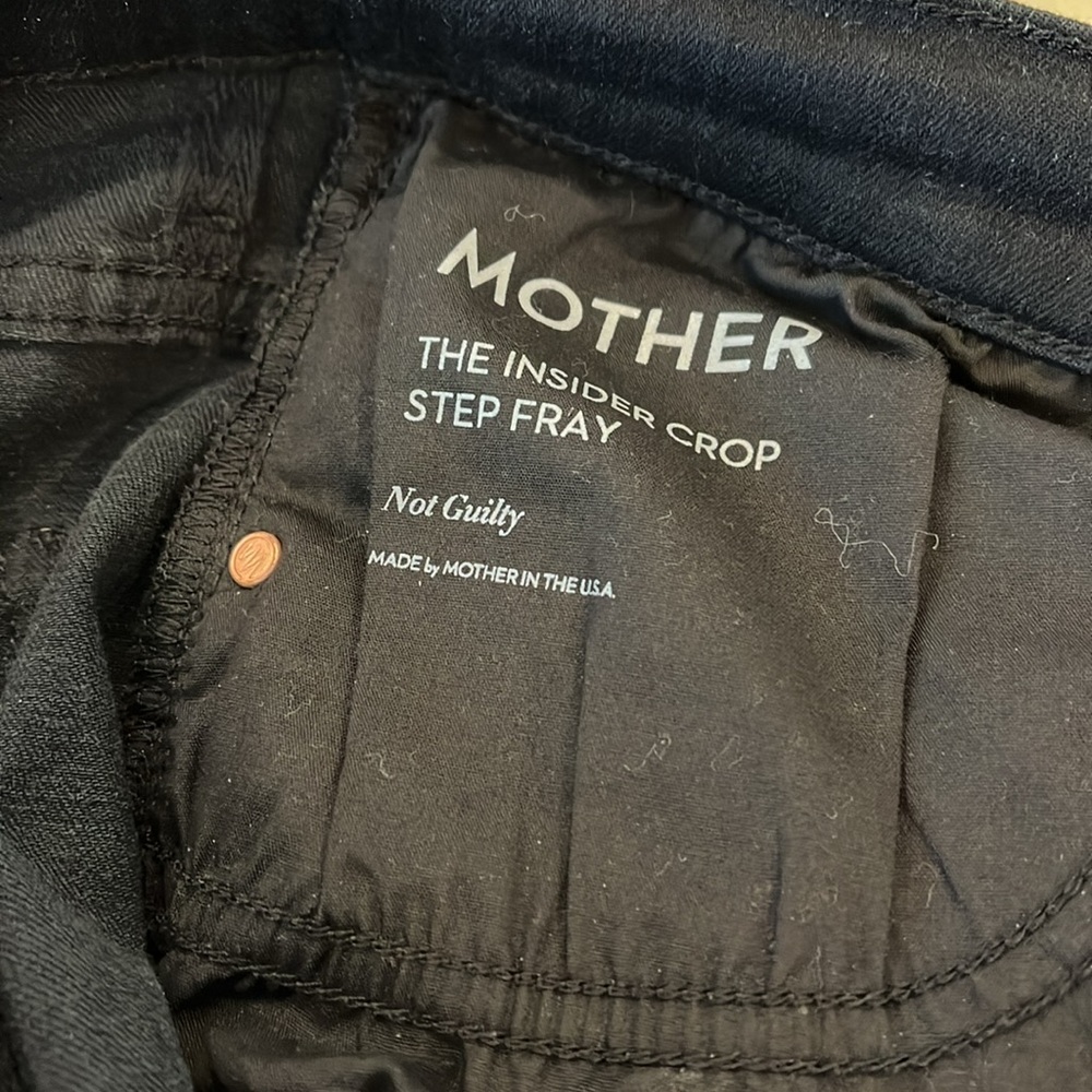 MOTHER Insider Crop Step Fray Jeans - Picture 3 of 4